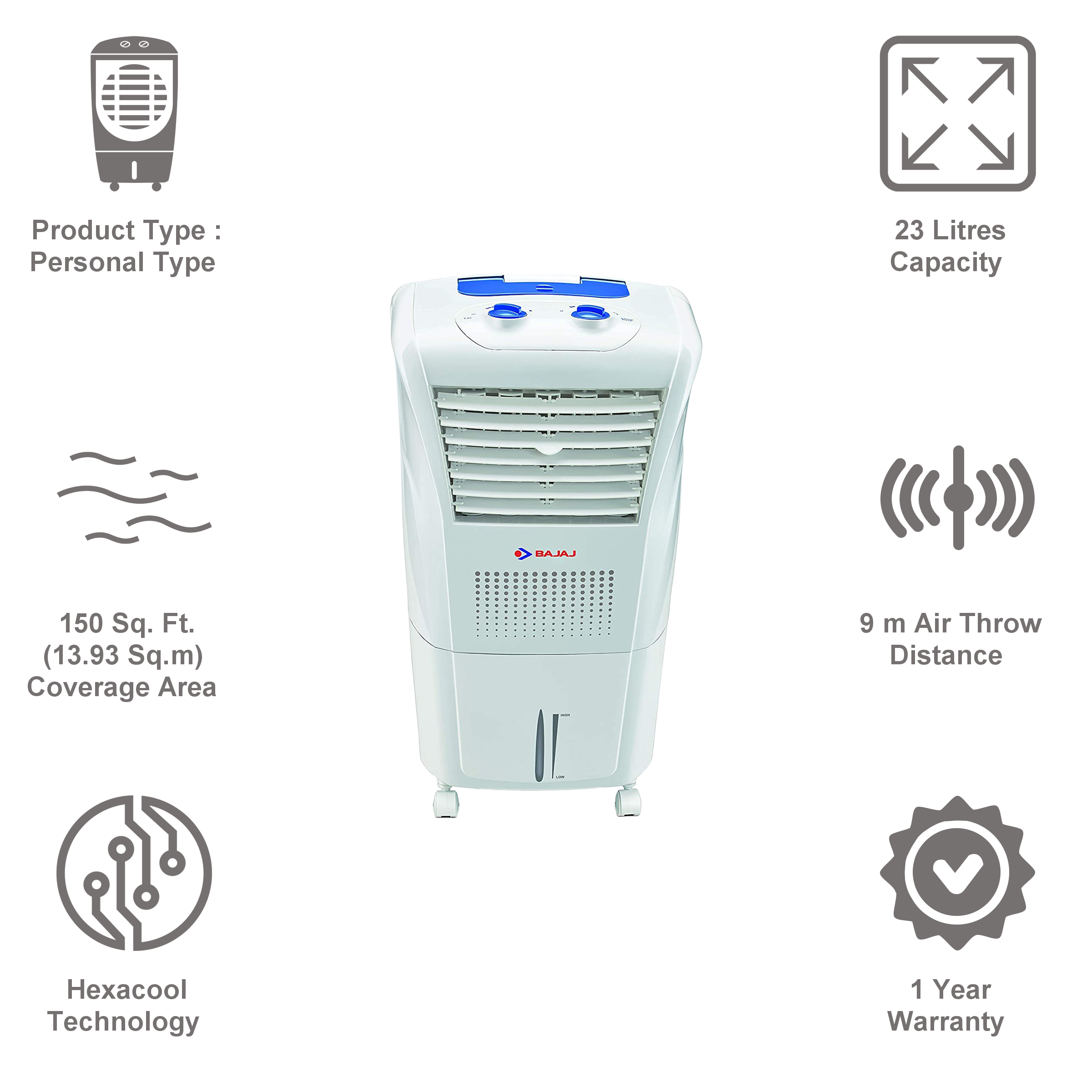 Bajaj 23 best sale litre air cooler